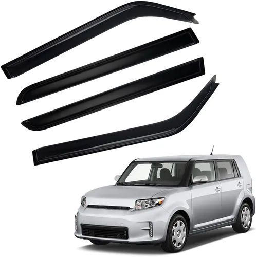 Vista 52 de Protectores de lluvia compatibles con modelos Trailblazer/GMC Envoy 2002-2009 para 5 pasajeros, visera de ventana lateral, deflector de viento