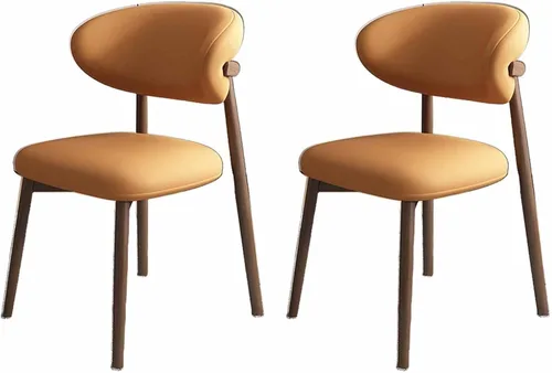 Vista 31 de Solid Wood Dining Chairs Kitchen Chairs Set of 2 Mid Century Modern Dining Chairss with Wooden Frame and Upholstered, Armless, Cafe Casual Chairss