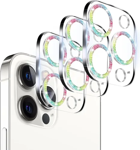 Vista 6 de Dengduoduo Paquete de 3 protectores de lente de cámara para iPhone 11 Pro de 5.8 pulgadas y iPhone 11 Pro Max de 6.5 pulgadas, vidrio templado