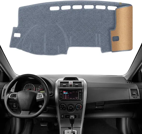 Vista 29 de Alfombrilla Cobertora para Salpicadero Compatible con Toyota Sienna 2010-2004 (Sin Modelos HUD), Alfombrilla Antirreflejos para Salpicadero de Negro