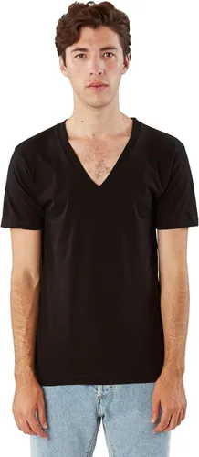 Vista 19 de American Apparel - Playera fina de mangas cortas, con cuello en V, para hombre/unisex