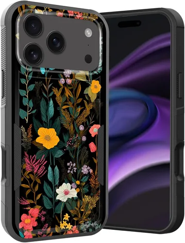 Vista 28 de Funda para iPhone Air, doble capa híbrida resistente resistente a prueba de golpes de policarbonato duro + funda protectora de silicona suave