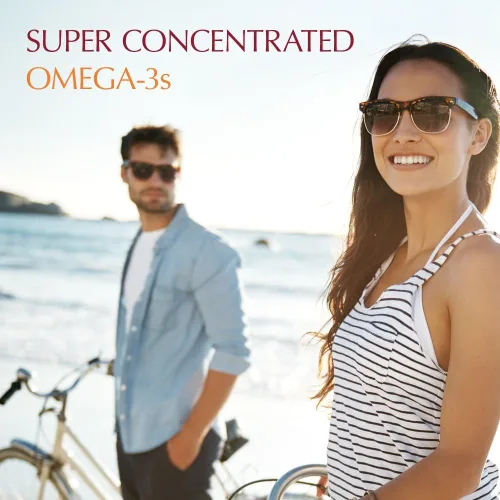 Vista 3 de Garden of Life Aceite de pescado Omega 3 - Suplemento de aceite de pescado Cardio Omega-3 para la salud del corazón, 915 mg de ácidos grasos Omega 3