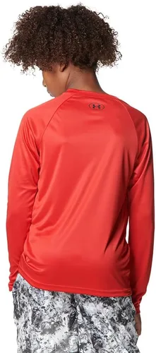 Vista 2 de Under Armour Boys' Tech Logo Fill Long-Sleeve T-Shirt