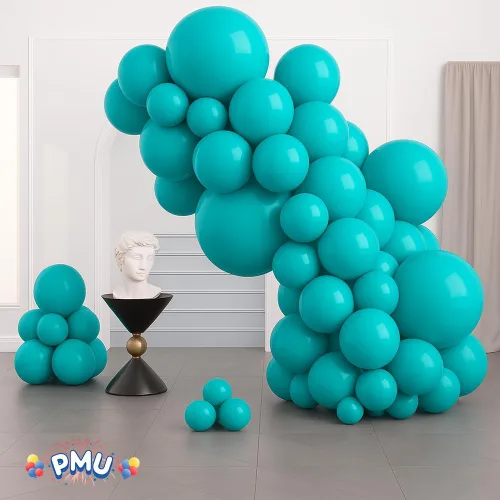 Vista 5 de PMU Globos PartyTex de látex pastel de 11 pulgadas, paquete de 72