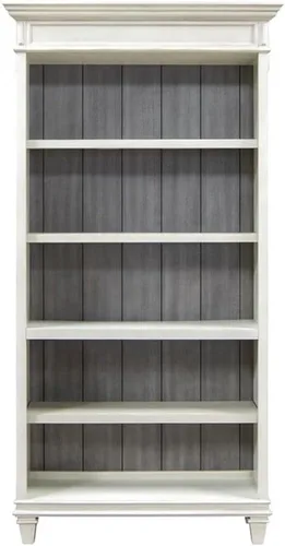 Vista 4 de Martin Furniture Librería abierta, color blanco