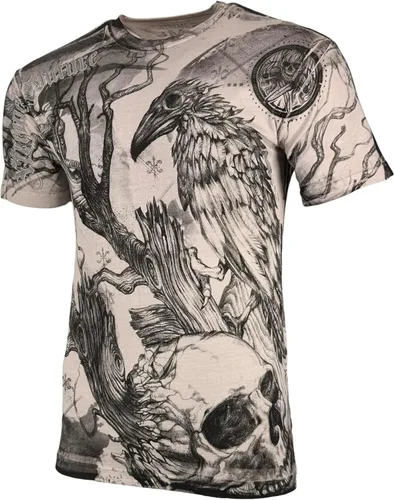 Vista 4 de Xtreme Couture by Affliction Camiseta para hombre, diseño gráfico Arena (Procesión)
