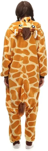 Vista 8 de LABULA Pijama de animal unisex para adultos, para Halloween, cosplay, ropa de dormir