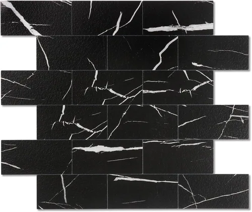 Vista 7 de 1 paquete de azulejo autoadhesivo para salpicadero de 12"x12" de PVC para pared, azulejo autoadhesivo para salpicadero de cocina, azulejo de baño