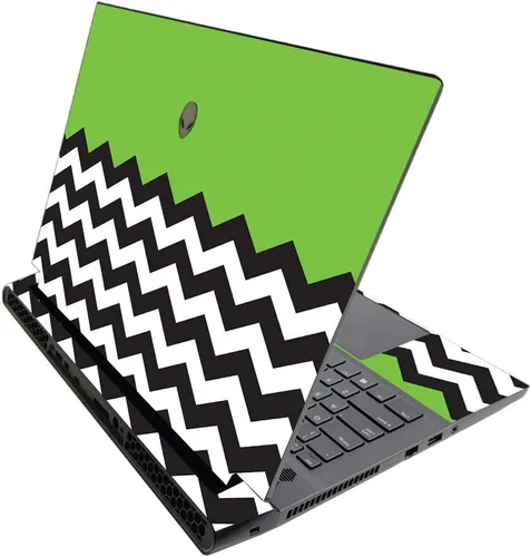 Vista 636 de MightySkins - Skin brillante con purpurina para Alienware M17 R3 (2020) y M17 R4 (2021) - Diversión de los años 90 Acabado duradero con purpurina