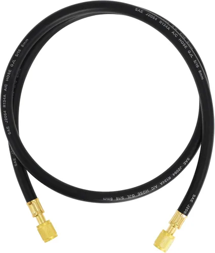 Vista 10 de Wadoy, conjunto de conector de manguera de propano para cámper, 2 pies, 3/8" rosca hembra x 3/8" rosca hembra para conexión rápida, manguera de 24