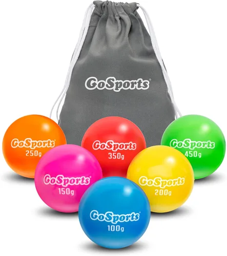Vista 7 de GoSports Plyometric Weighted Balls for Baseball & Softball Training 6 Pack - Choose Pro or Elite Set