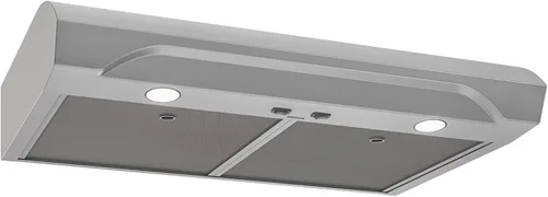 Vista 8 de Campana extractora de 30 pulgadas de 350 MAX CFM con ventilador de 1.5 sones, negra, de acero inoxidable