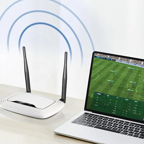 Vista 6 de Bingfu Antena WiFi de doble banda 2.4GHz 5GHz 5.8GHz 3dBi RP-SMA Reemplazo de antena macho (paquete de 2) para enrutador WiFi, tarjeta de red