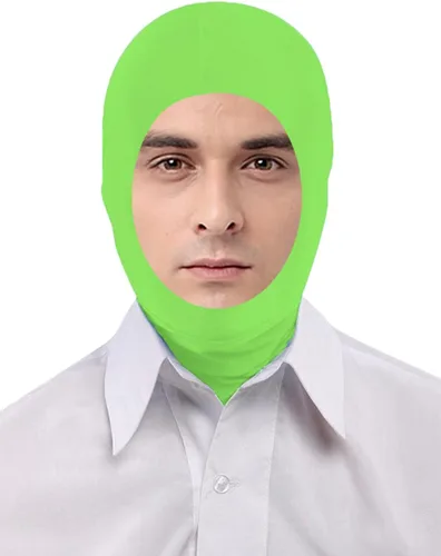 Vista 6 de Seeksmile Zentai - Máscara capucha unisex de licra elastano