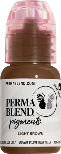 Vista 8 de Perma Blend Pigmento de tinta de tatuaje de cejas rubio jengibre, suministros profesionales de microblading para cejas, botella de 1/2 oz