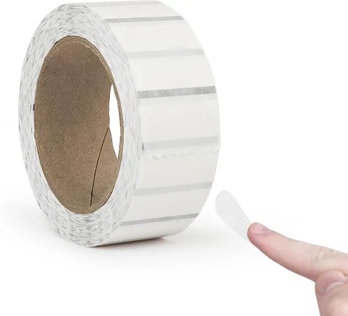 Vista 8 de NextDayLabels Calcomanías circulares transparentes – 1,000 etiquetas redondas de sellado de 1.5 pulgadas en rollo – Calcomanías transparentes