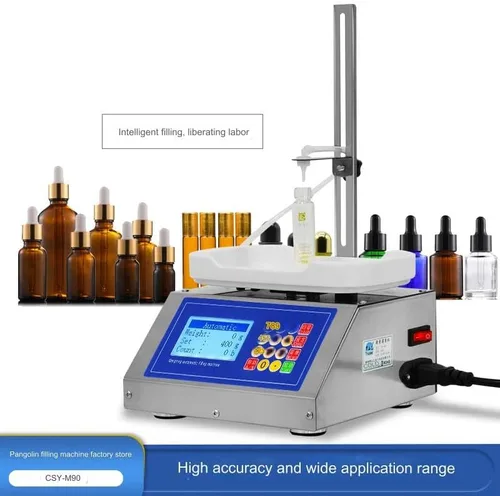 Vista 4 de CSY-M90Pesaje dispensador de líquido cuantitativo bomba peristáltica máquina de llenado micro de alta precisión1-50ML