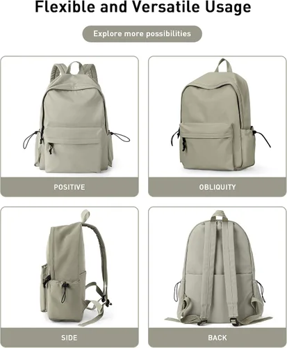 Vista 3 de Bolsas de viaje para mujer, bolso de mano de fin de semana para mujer, verde, W23