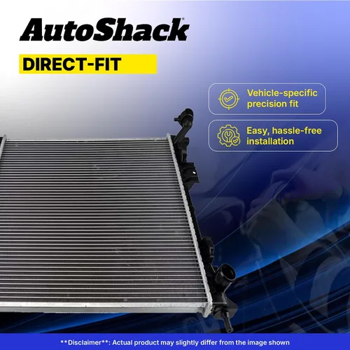 Vista 3 de Autoshack - Radiador compatible con Nissan, Sentra 2000-2006, L4 1.8L 2.0L 2.5L