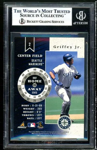 Vista 2 de Ken Griffey Jr Card 1998 Zenith Z-Gold #2 (pop 2) BGS 9 (9.5 9 9.5 9)