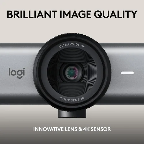 Vista 3 de Logitech MX Brio 705 for Business 4K Webcam - Grafito