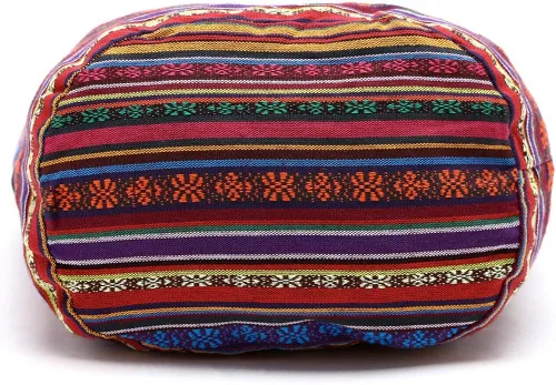 Vista 3 de KARRESLY - Bolso bandolera de algodón bohemio, estilo hippie, hecho a mano