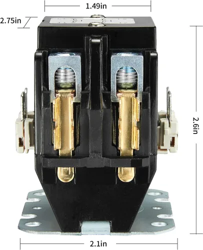 Vista 4 de Haoguo Contactor resistente de la CA de 40Amp 24V para el aire acondicionado, contactor del propósito definitivo