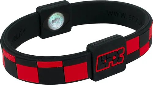 Vista 29 de EFX Pulsera de equilibrio de rendimiento, pulsera de silicona para atletas Negro/Azul