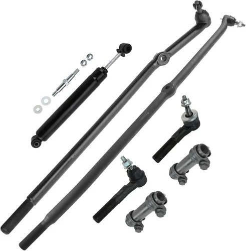 Vista 63 de TRQ Kit de dirección delantera con barra de acoplamiento de fuelle de piñón y cremallera compatible con Toyota Echo 2000-2005