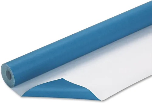 Vista 38 de Fadeless Papel para Tablón de Anuncios, Papel Resistente a la Decoloración para Decoración de Aula, 48" x 50', Azure, 1 Rollo