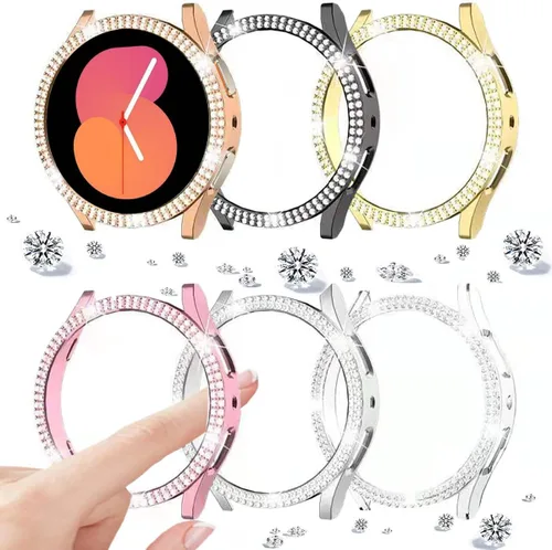 Vista 43 de DEALELE Paquete de 1 + 3 fundas compatibles con Samsung Galaxy Watch 7 Ultra (1.772 pulgadas), funda protectora de policarbonato transparente
