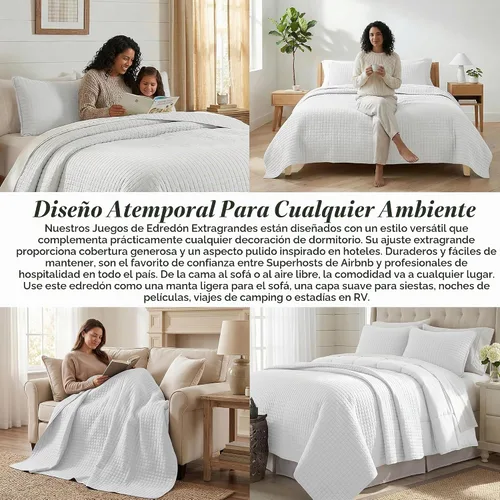 Vista 7 de Southshore Fine Living, Inc. - Juego de edredón extragrande, resistente a pelo de mascotas, con 2 fundas de almohada, tamaño matrimonial/Queen