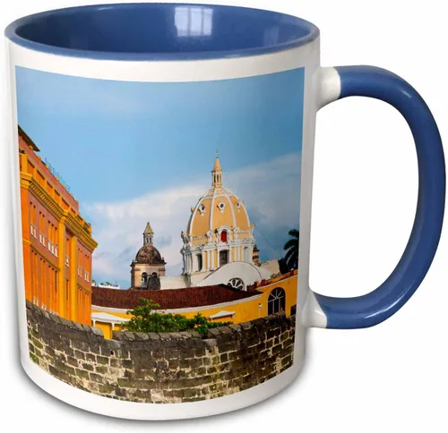 Vista 9 de 3dRose Taza de café, tamaño - 15oz - Cartagena, Colombia. Arquitectura colonial, Basílica - SA06 MWR0035 - Micah Wright Colombia - regalo divertido