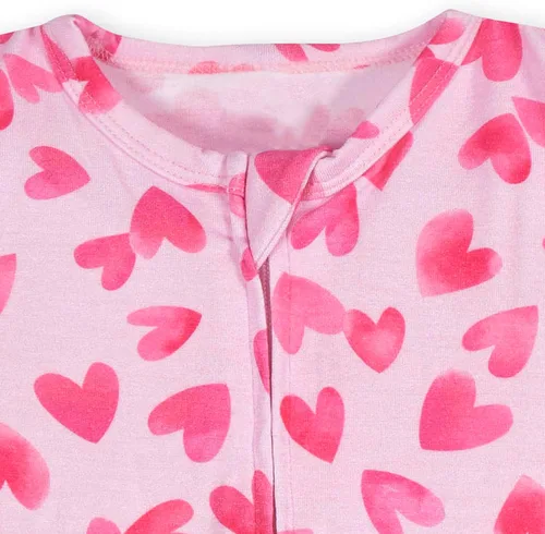 Vista 3 de Gerber Mameluco de manga corta suave para bebé con viscosa fabricado con eucalipto