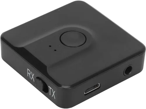 Vista 5 de SUNGOOYUE BT-10 5.0 Transmitter Receiver, 3-in-1 Wireless Audio Adapter with AptX LL, 200mAh Battery, 32.8ft Range, for TV, Car, PC