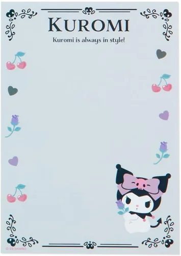 Vista 7 de Sanrio Memo de diseño Kuromi 8 017051