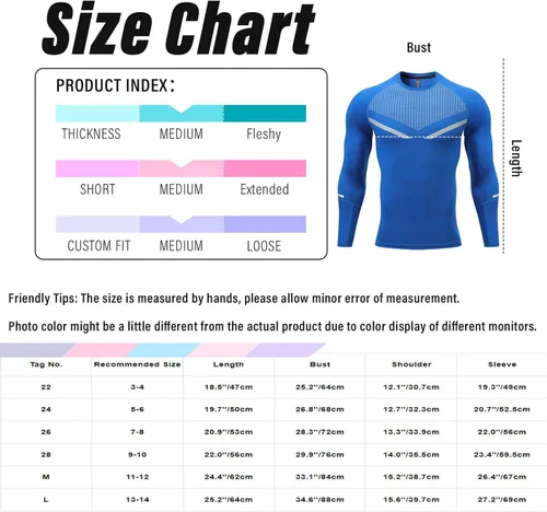 Vista 4 de Camiseta de compresión para niños, camiseta de portero para niños, camiseta deportiva de fútbol, ropa deportiva para gimnasio