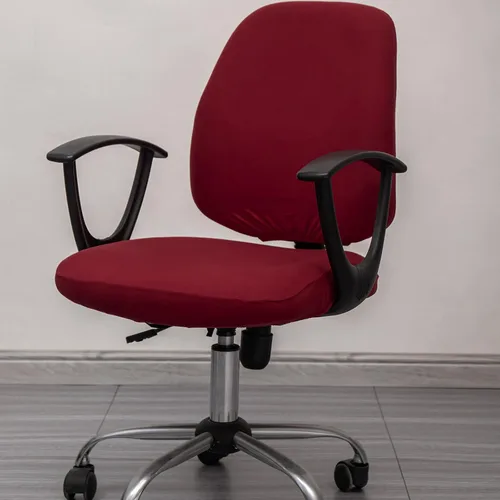 Vista 8 de Melaluxe Fundas para Silla de Oficina de Computadora, Funda Universal Protectora y Elástica, Funda Elástica para Silla Giratoria (Negro)