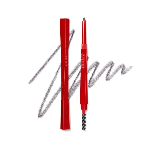 Vista 11 de Espoir El Lápiz de Cejas Balance #6 Gris Claro Lápiz de Cejas Rápido y Fácil de Dibujar sin Apelmacarse con Forma Triangular Estrecha Una #6