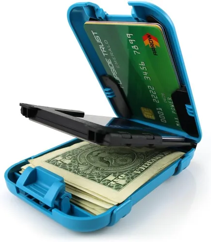 Vista 11 de Flipside Wallets 4 Cartera con bloqueo RFID para hombre con clip extraíble para dinero, delgada, segura y resistente a los golpes