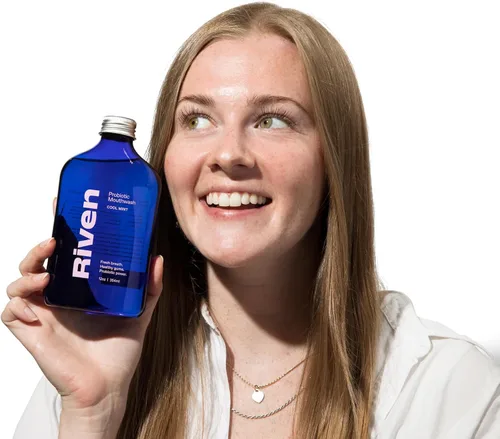 Vista 7 de Riven Enjuague bucal probiótico, paquete de 2 unidades, fabricado en Estados Unidos, enjuague oral equilibrador de pH con probióticos, sin flúor