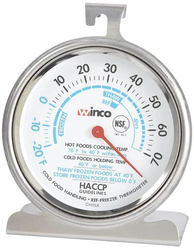 Vista 15 de Winco Termómetro digital de esfera de 1-1/4 pulgadas con sonda de 4-3/4 pulgadas