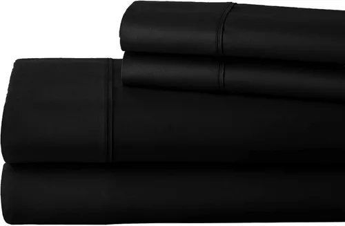 Vista 4 de Juego de sábanas Queen de 800 hilos, parte superior flexible para cama ajustable, juego de sábanas de 4 piezas, 100% algodón egipcio, bolsillo
