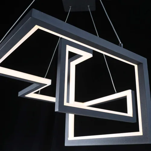 Vista 5 de WAC Lighting dweLED, Minecraft 23in LED colgante 3000K en negro