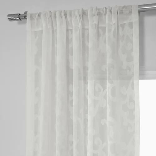 Vista 5 de HPD Half Price Drapes SHCH-11745-108 - Cortinas transparentes de lino sintético para sala de estar o dormitorio, 50 x 108, SHCH-11745-108 (1 panel)