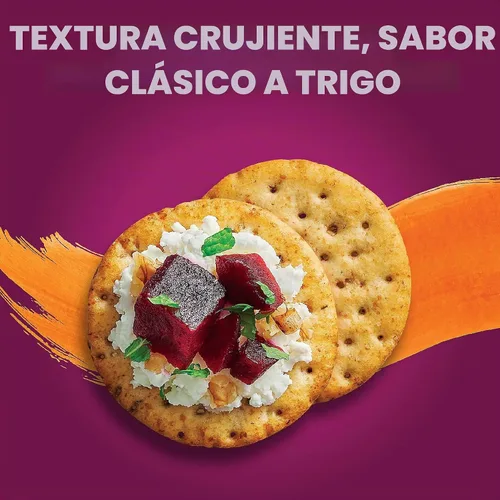 Vista 5 de Kellogg's Toasteds Galletas para fiestas, aperitivos listos para sumergir, trigo cosechado (6 cajas)