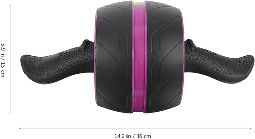 Vista 7 de Automatic Rebound Ab Roller Wheel with Extra Mat Environment-friendly Exercise Roller for Home Gym Fitness Strengthen Core Shoulders Arms Back for