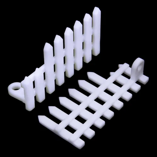 Vista 4 de 3 piezas de percha para pájaros, con valla lateral, percha de extensión más ancha para complementos de bricolaje, accesorios para pájaros