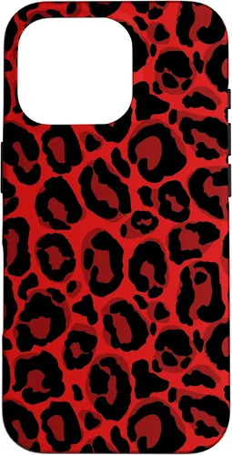 Vista 20 de Red Leopard Phone Case Cheetah Skin Pattern Women Case for iPhone 17